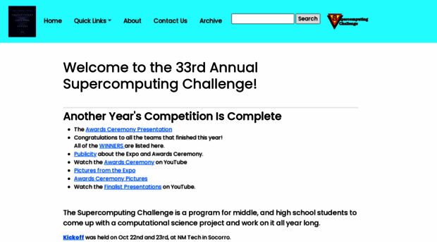 supercomputingchallenge.org