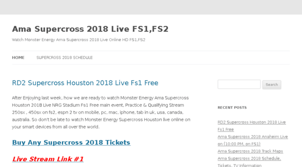 supercross2018.net