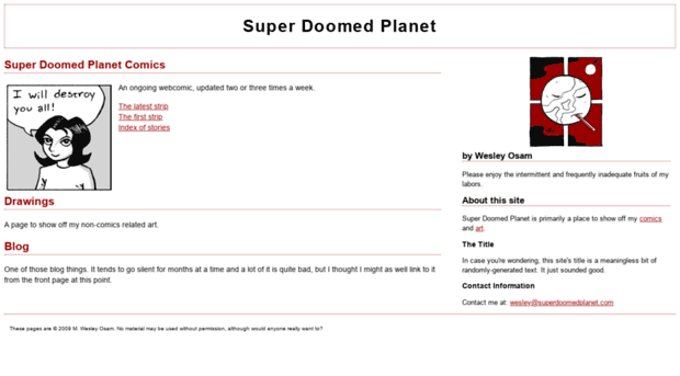 superdoomedplanet.com