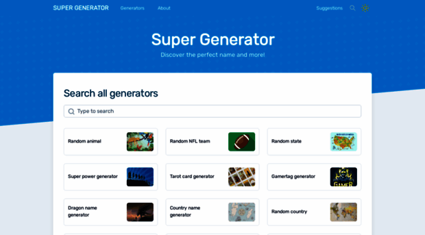 supergenerator.net