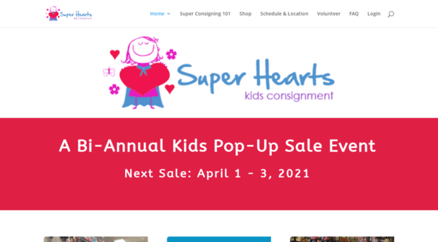 superheartsconsignment.com