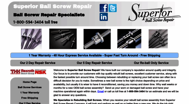 superiorballscrewrepair.com