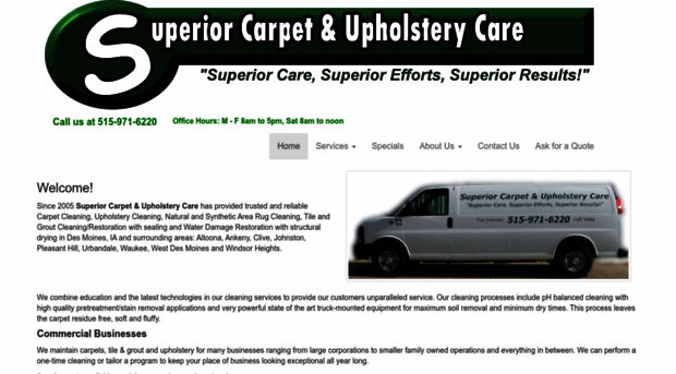 superiorcarpetandupholsterycare.com