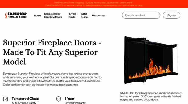 superiorfireplacedoors.com