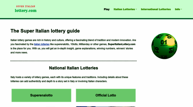 superitalianlottery.com