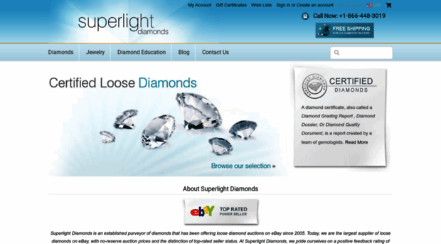 superlightdiamonds.com