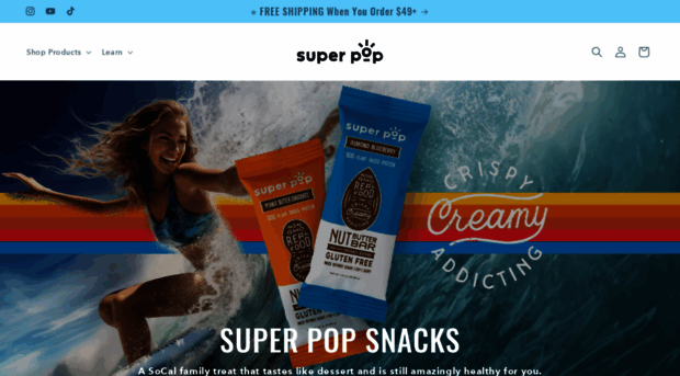 superpopsnacks.com