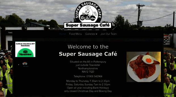 supersausagecafe.co.uk