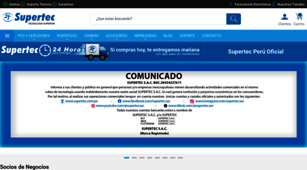 supertec.com.pe - Supertec S.A.C. OFICIAL - Supertec
