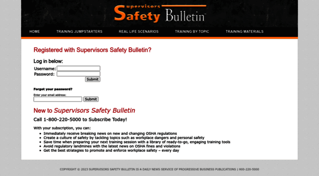 supervisorssafetybulletin.com