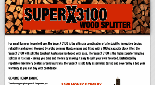 superxwoodsplitter.com