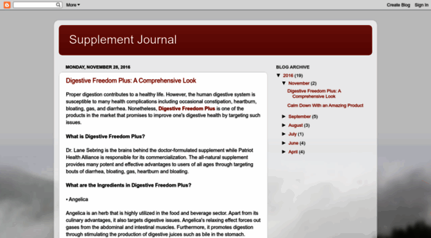 supplementjournal.blogspot.in