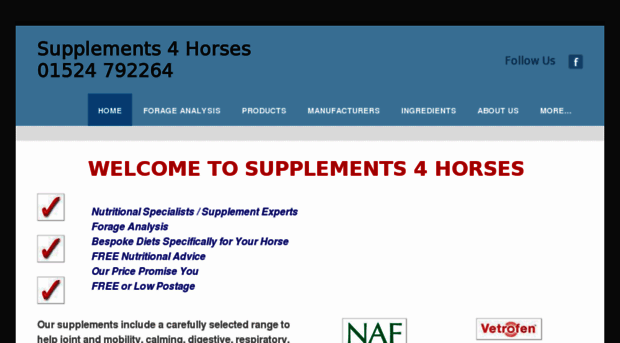 supplements4horses.co.uk