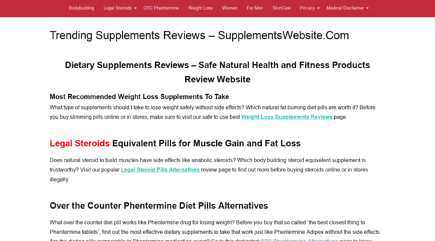 supplementswebsite.com