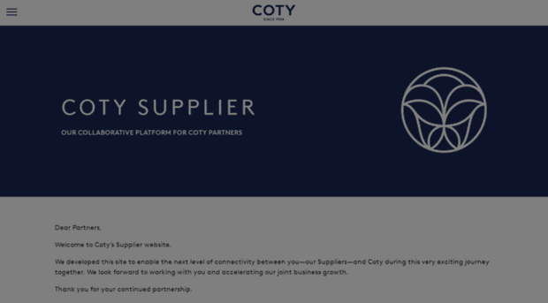 supplier.coty.com