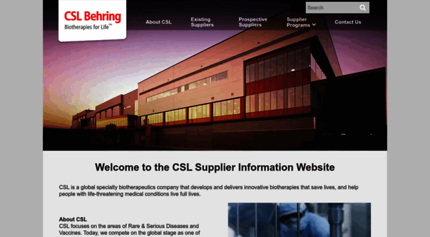 supplier.cslbehring.com