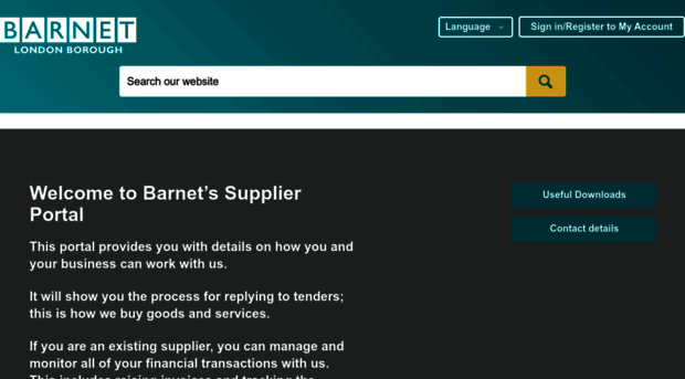 supplierportal.barnet.gov.uk