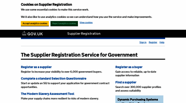 supplierregistration.cabinetoffice.gov.uk