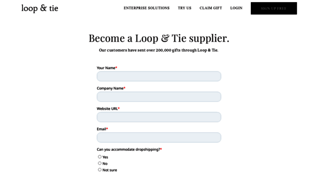 suppliers.loopandtie.com