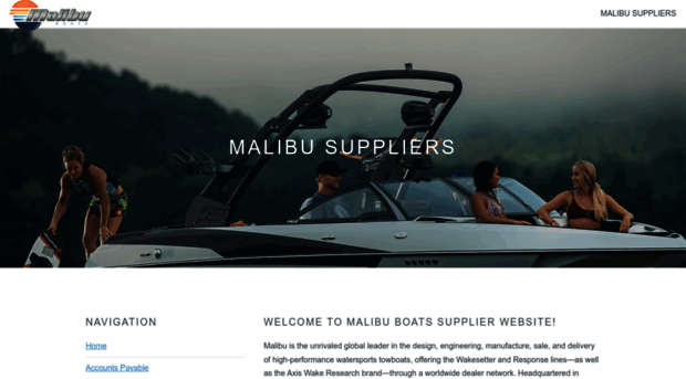 suppliers.malibuboats.com