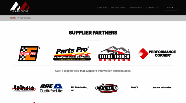 suppliers.theaamgroup.com