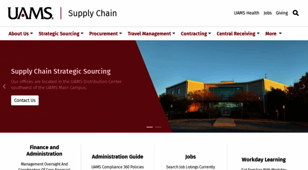 supplychain.uams.edu