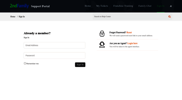 support.2ndfamilyfranchise.com