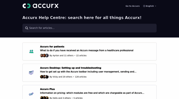 support.accurx.com