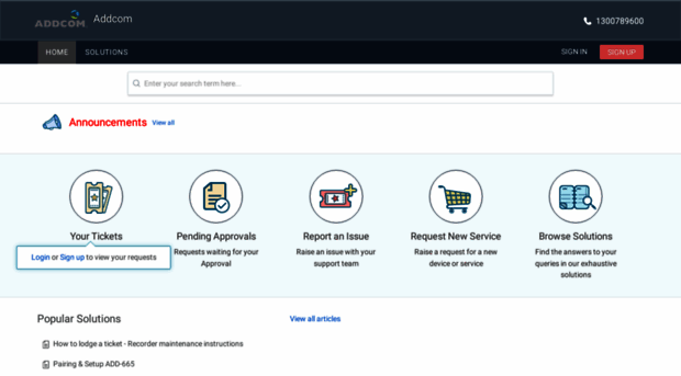 support.addcom.com
