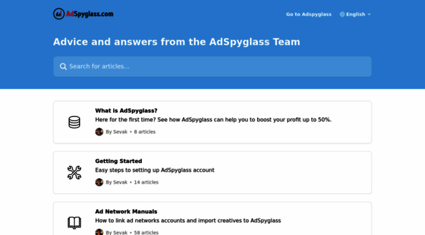 support.adspyglass.com