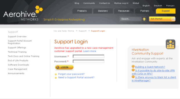 support.aerohive.com