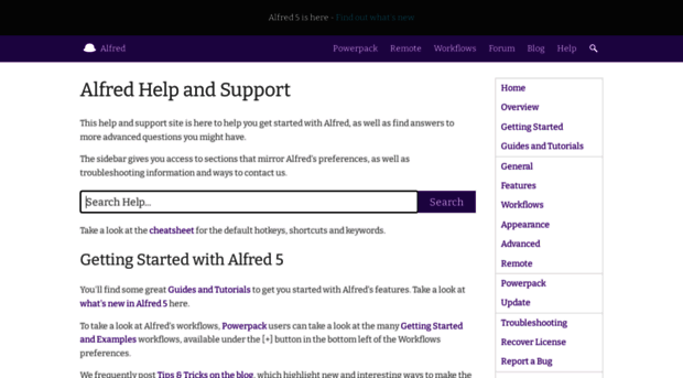 support.alfredapp.com