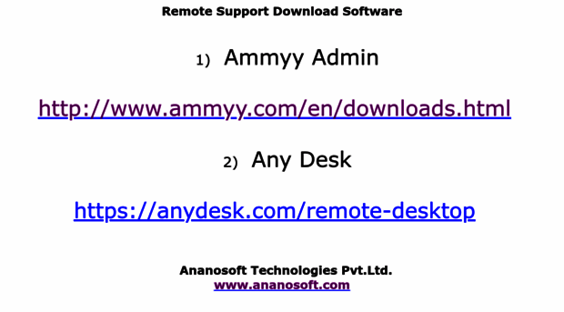 support.ananosoft.com