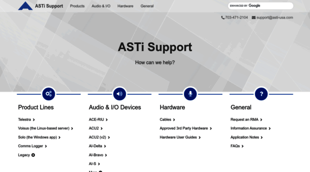 support.asti-usa.com