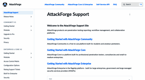 support.attackforge.com