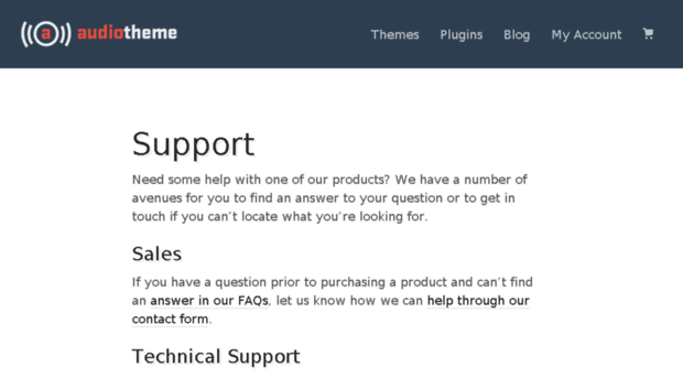 support.audiotheme.com