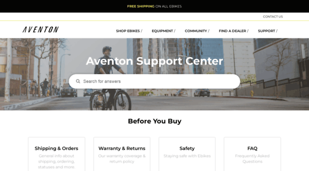 support.aventon.com