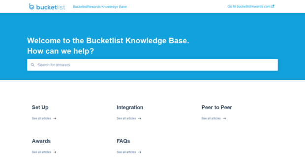 support.bucketlistrewards.com