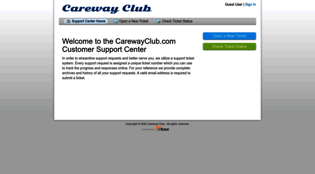 support.carewayclub.com