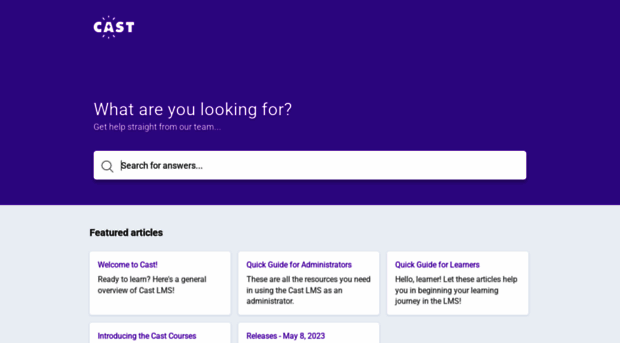 support.castlms.com