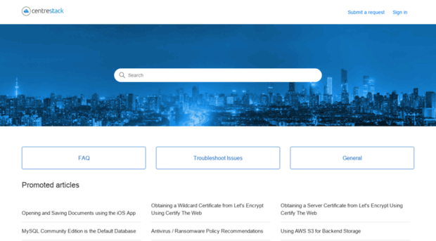 support.centrestack.com