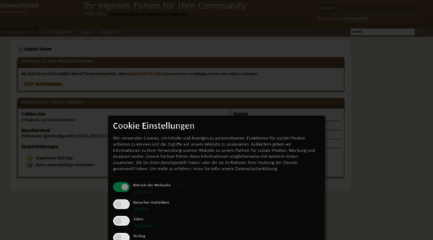 support.communityhost.de