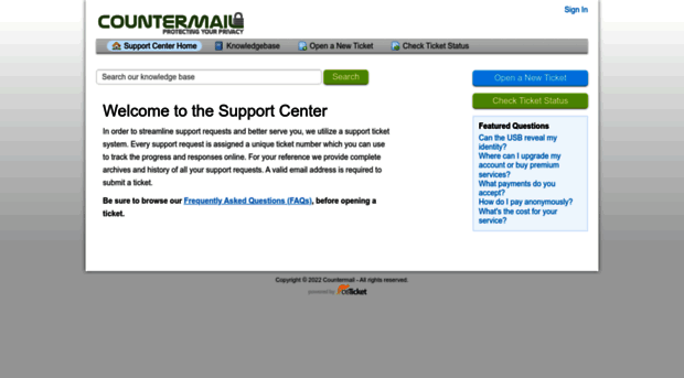 support.countermail.com