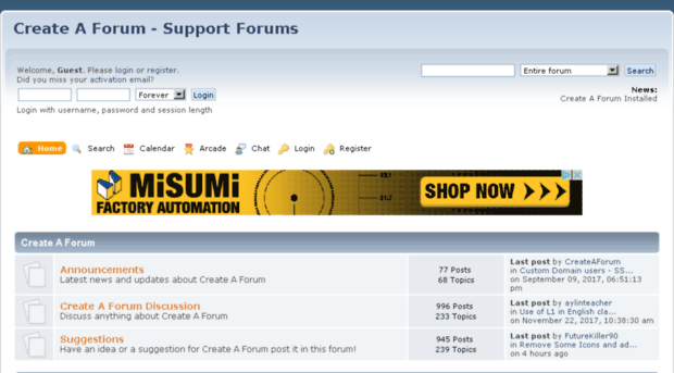 support.createaforum.com