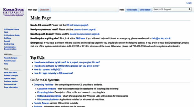 support.cs.ksu.edu