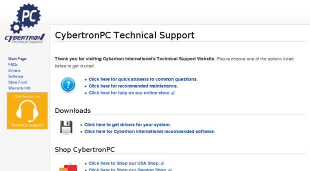 support.cybertronpc.com