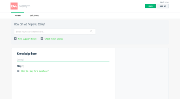support.dailyobjects.com