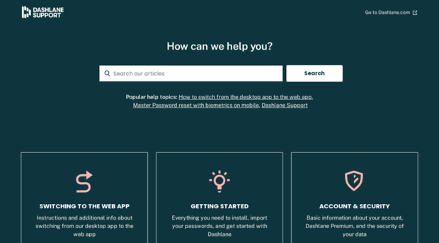 support.dashlane.com