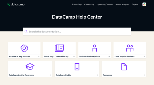 support.datacamp.com