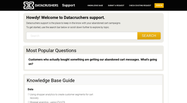 support.datacrushers.com